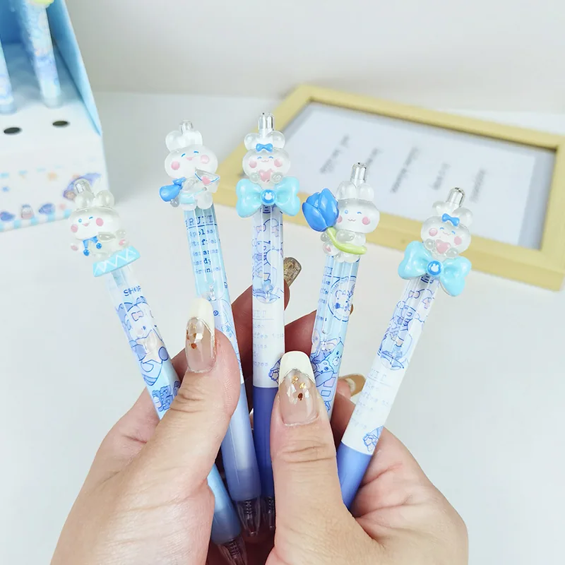 Limited day carnival song design, neutral pen, cute press, resin cartoon design pen, student fountain pen 4