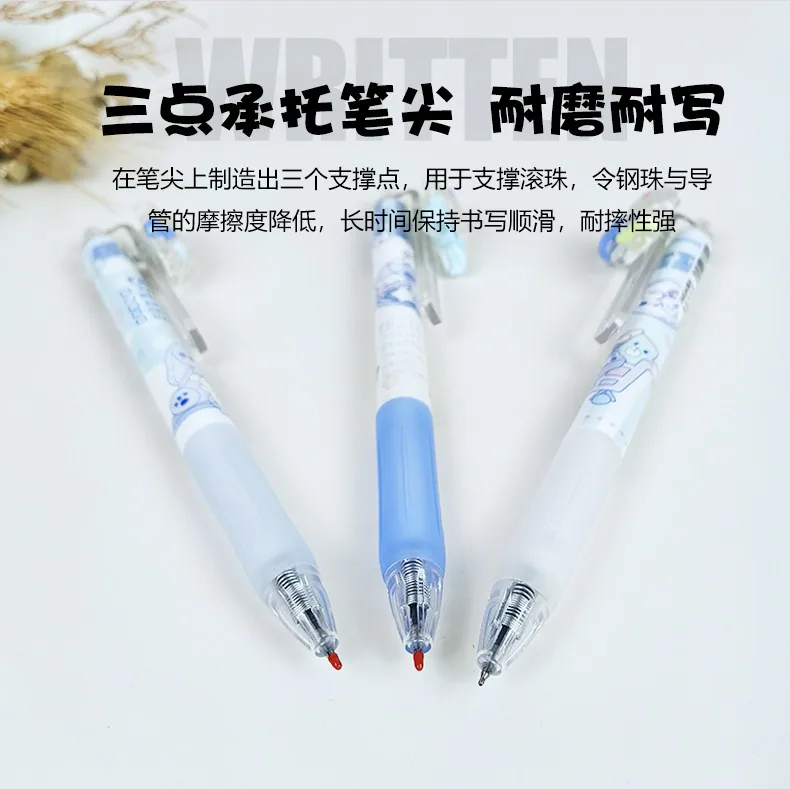 Limited day carnival song design, neutral pen, cute press, resin cartoon design pen, student fountain pen 8