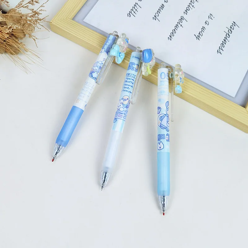 Limited day carnival song design, neutral pen, cute press, resin cartoon design pen, student fountain pen 3