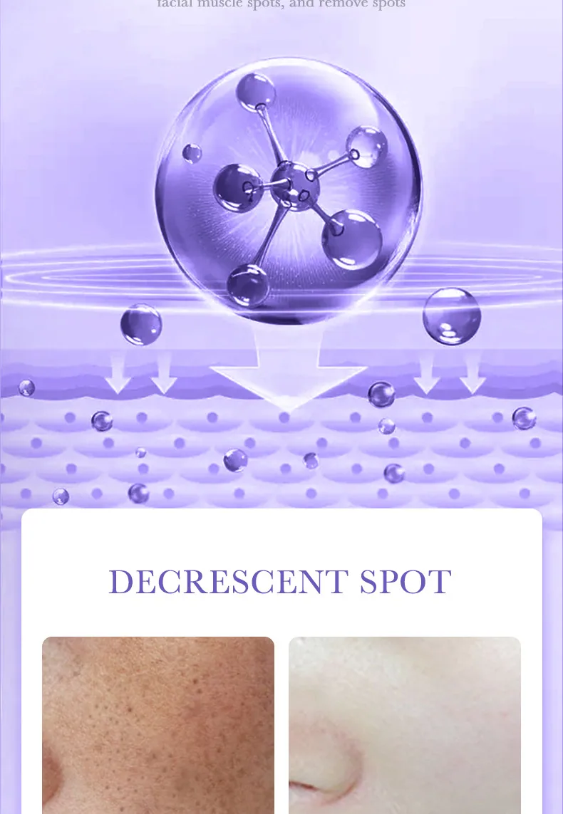 SADOER whitening and freckle removing facial mask essence liquid texture display niacinamide moisturizing English package cro