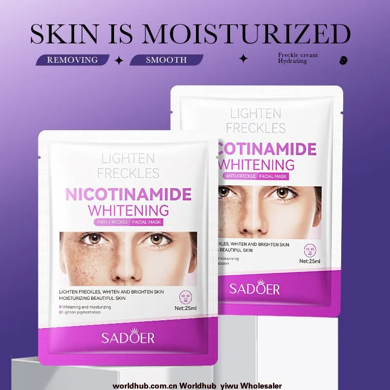 Full English SADOER Niacinamide Whitening and Spot Removal MaskFacialMask Hydrating Moisturizing Essence Cross-border Foreign Tr - Skin Care Serum