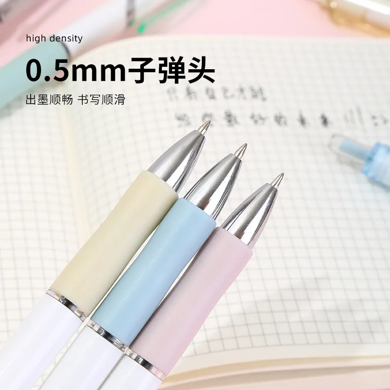 High Beauty Press Student Stationery Morandi Brushing Questions Neutral Pen Ins Color Exam Signature Pen Wholesale 3