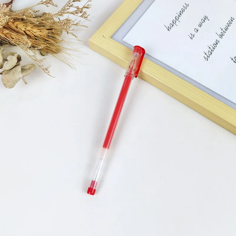 Hot Mining Creative Large Capacity Diamond Head 0.5 Full Needle Tube Neutral Pen Signature Student Exam Special Pen Carbon Pen 3