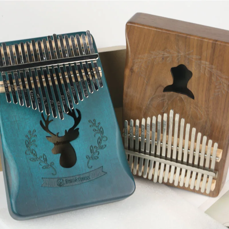 Thumb fiddle Kalimba 17 note finger fiddle Kalimba beginner's introductory instrument portable instrument Thumb fiddle 2