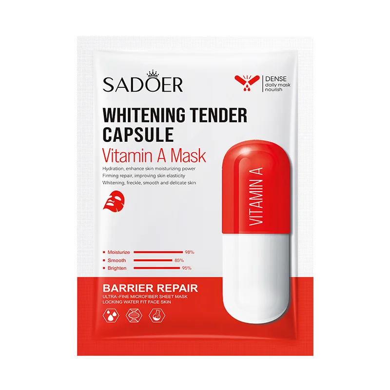 Cross-border foreign trade SADEOR vitamin C antioxidant brightening capsule mask hydrating and moisturizing, delicate skin rejuv 3