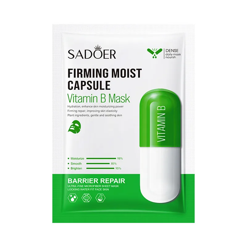 Cross-border foreign trade SADEOR vitamin C antioxidant brightening capsule mask hydrating and moisturizing, delicate skin rejuv 2