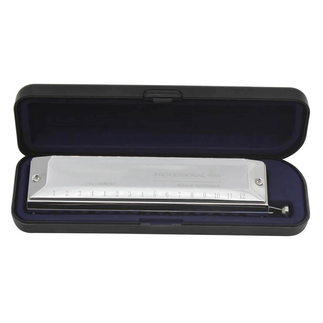 12 hole 48 note chromatic harmonica 16 hole 64 note mouth adult beginner to play harmonica playing instrument 2