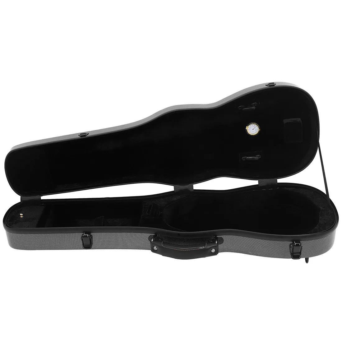 Carbon fiber headless electroacoustic violin, silent violin, adult professional performance electronic violin set with case 14