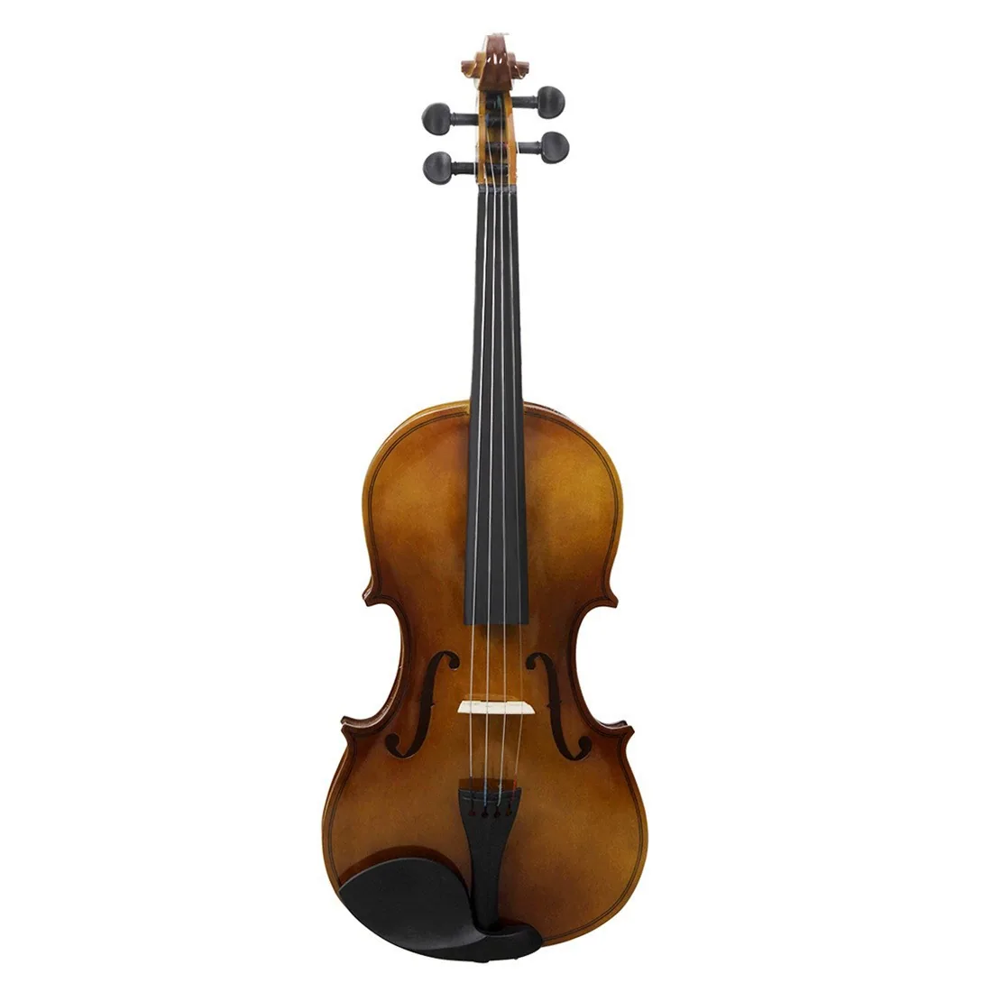 Manufacturer wholesale AV-102 basswood violin solid wood popularization violin beginner practice violin with violin box 2