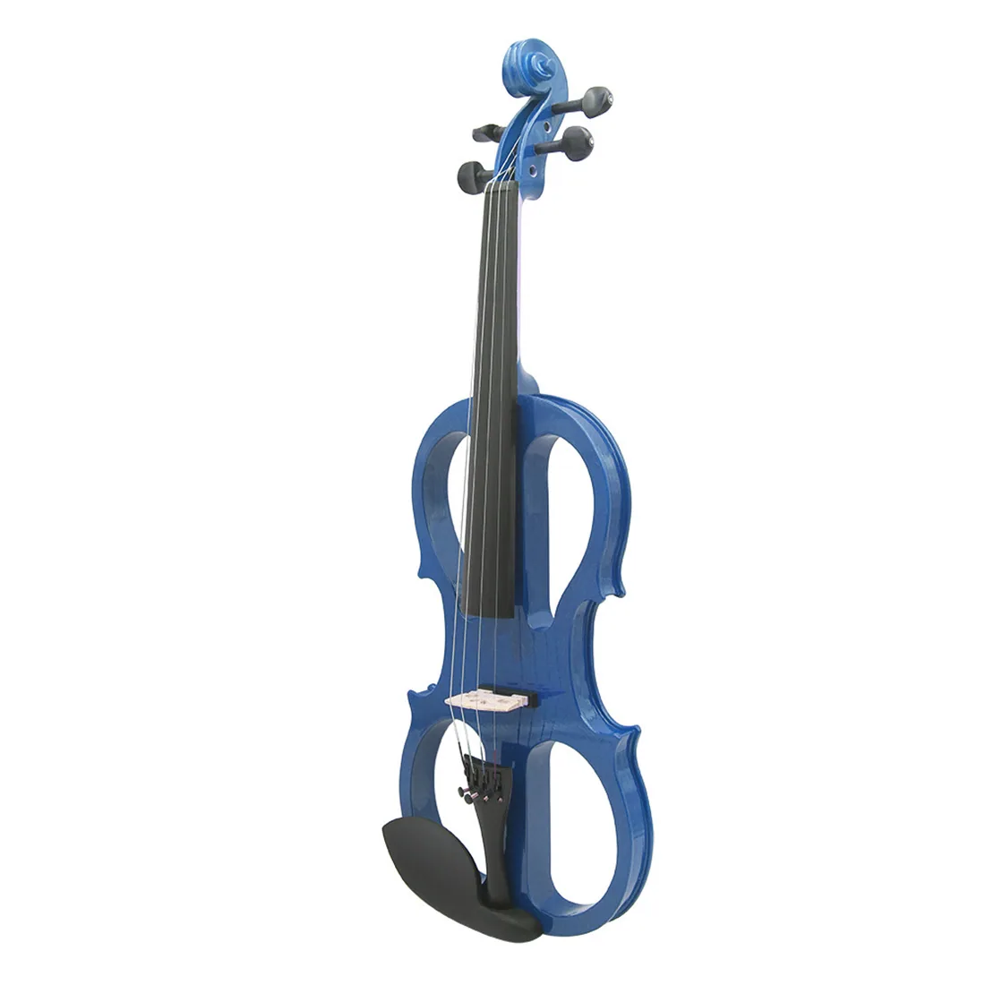 Wholesale Blue Electronic Violin Beginner Adult Performance Exam Grade Electronic Violin Instrument Electronic Violin 2