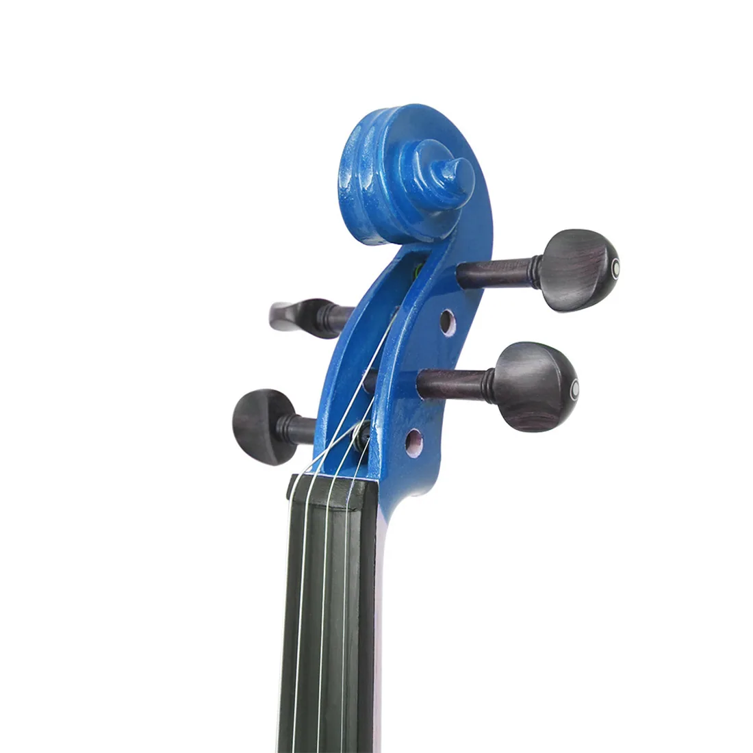 Wholesale Blue Electronic Violin Beginner Adult Performance Exam Grade Electronic Violin Instrument Electronic Violin 12