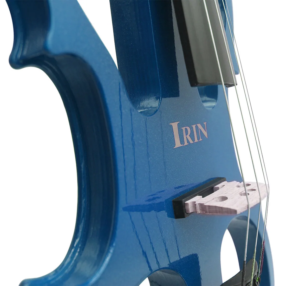 Wholesale Blue Electronic Violin Beginner Adult Performance Exam Grade Electronic Violin Instrument Electronic Violin 17