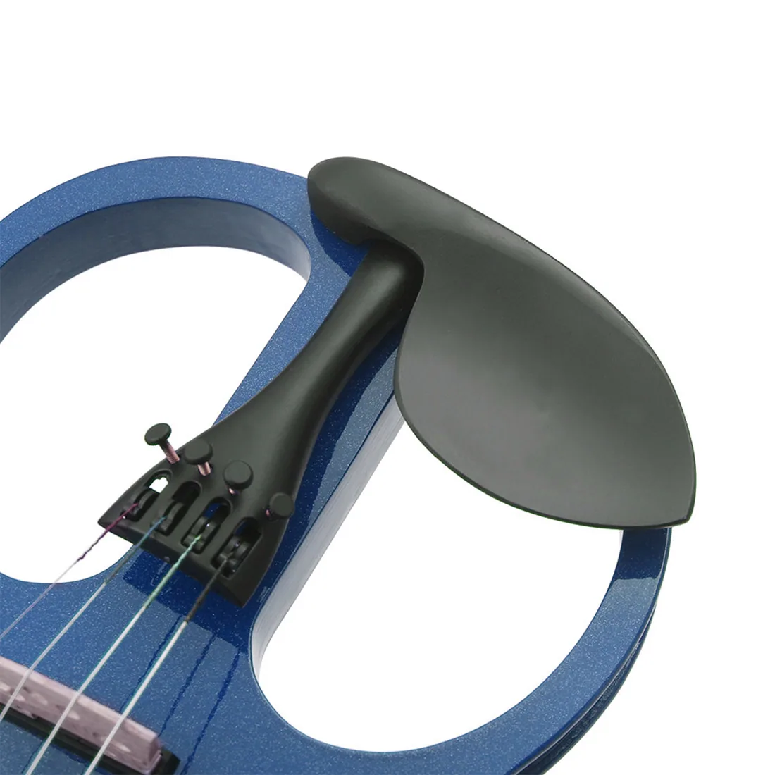 Wholesale Blue Electronic Violin Beginner Adult Performance Exam Grade Electronic Violin Instrument Electronic Violin 15