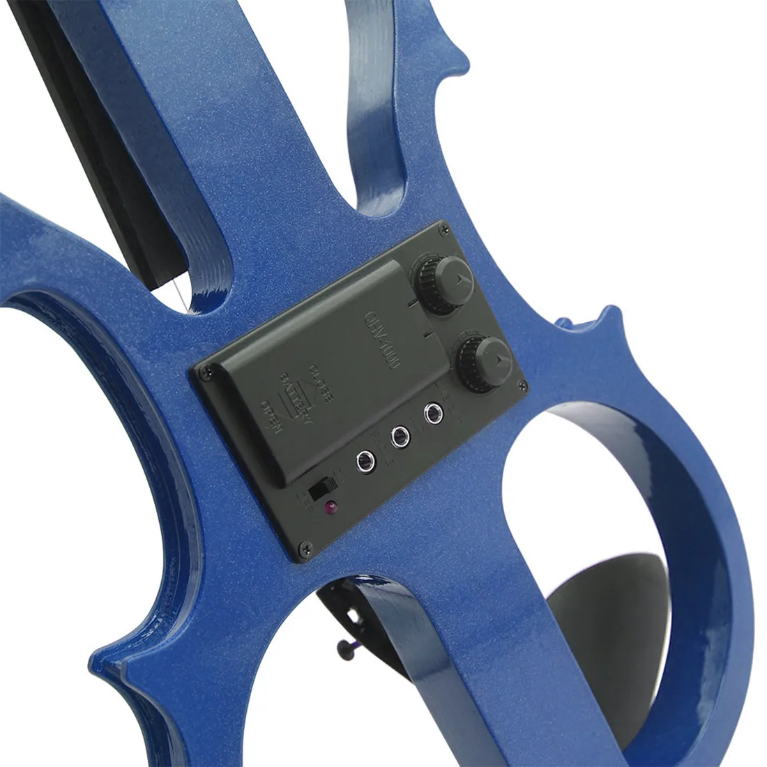 Wholesale Blue Electronic Violin Beginner Adult Performance Exam Grade Electronic Violin Instrument Electronic Violin 20