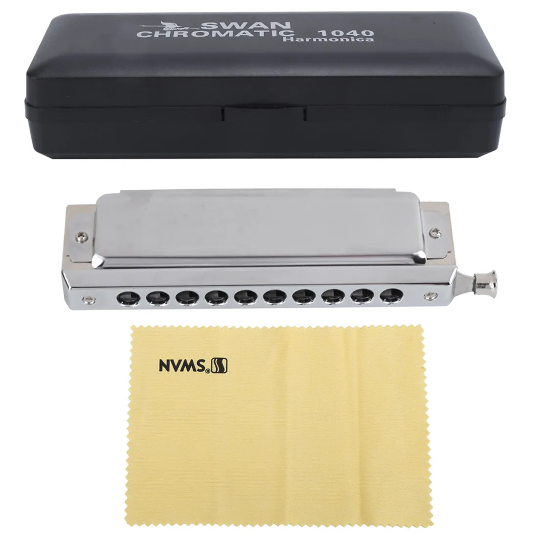 Cross border Swan Harmonica 10 hole 40 tone chromatic harmonica professional player harmonica instrument 5