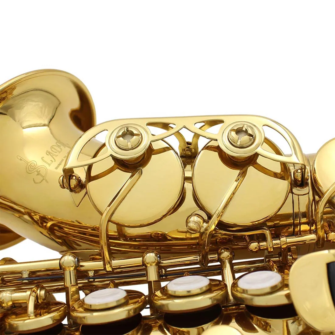 Factory direct sales of B-tone saxophone, high pitched small bend for children and adults to practice brass saxophone and wind i - Children's Coats 15