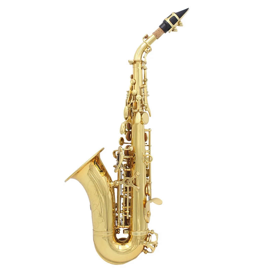 Factory direct sales of B-tone saxophone, high pitched small bend for children and adults to practice brass saxophone and wind i - Children's Coats 2