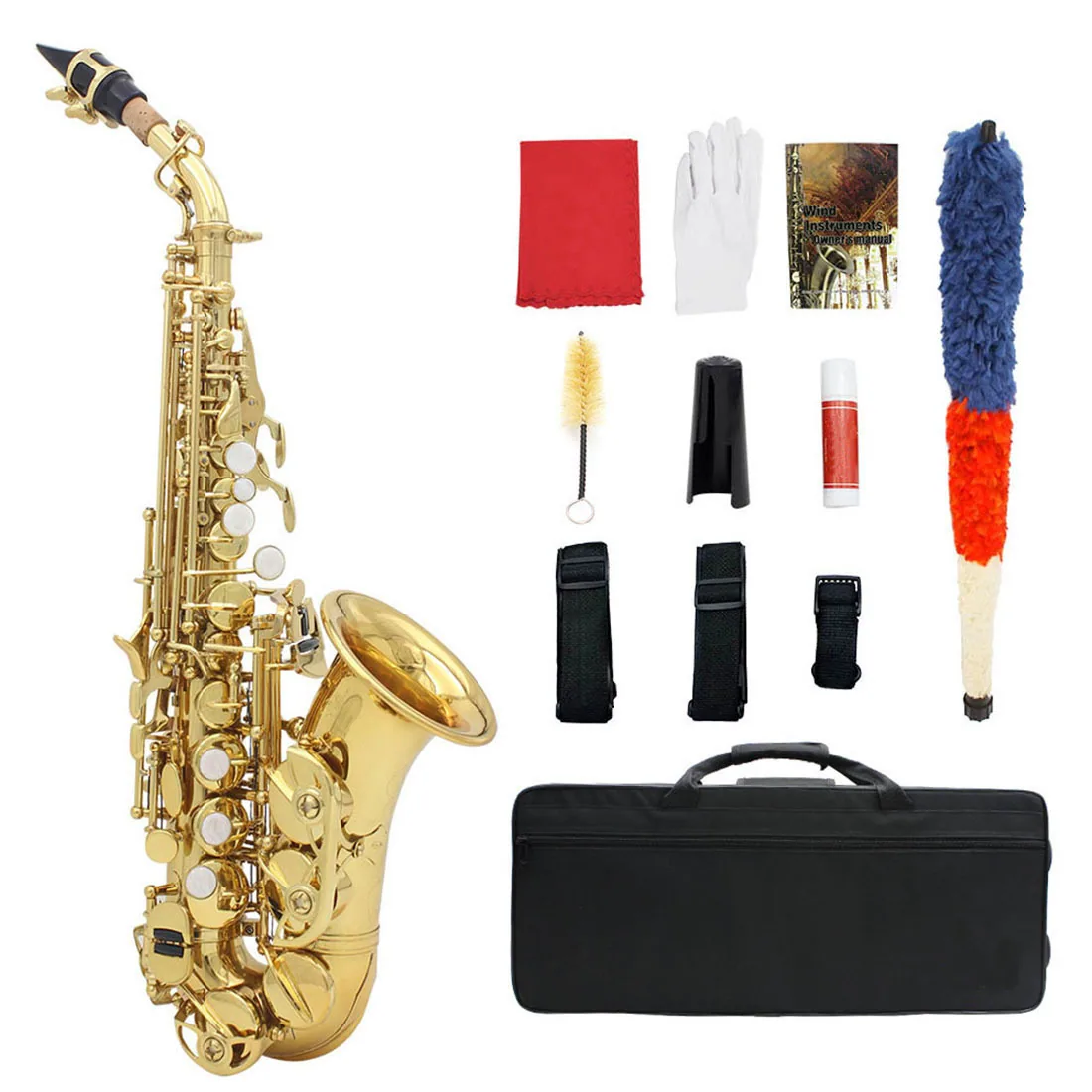 Factory direct sales of B-tone saxophone, high pitched small bend for children and adults to practice brass saxophone and wind i - Children's Coats 5