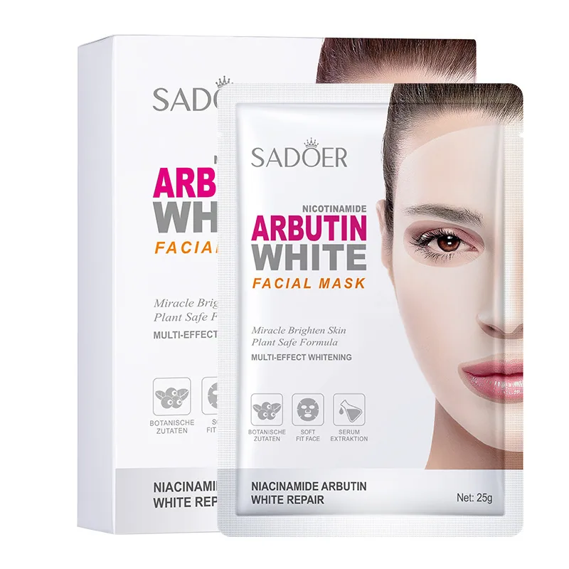 Full English SADOER Niacinamide Whitening and Freckle Removal Mask Mask Boxed Moisturizing Mask Summer Cross-border Foreign Trad 3