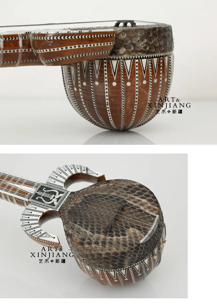 88cm Hot Wapu Snake Skin Kashgar Python Skin Adult Performance Grade Medium Craftsmanship Xinjiang Musical Instruments Comes wit 18