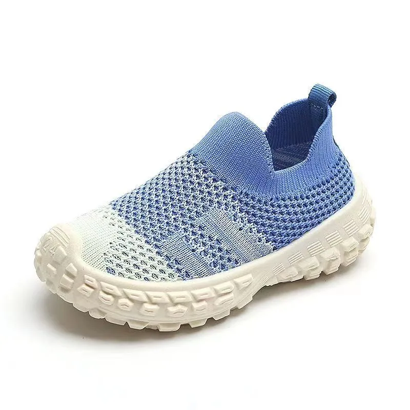 Children's sports shoes 2022 new boys' casual shoes breathable mesh shoes anti slip girls' soft sole baby shoes wear-resistant