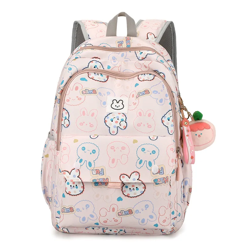 Ransel Kecil Segar Baru 2024 untuk Anak Perempuan, Siswa SMP dan SD, Ransel Kapasitas Besar untuk Anak Perempuan, Japa