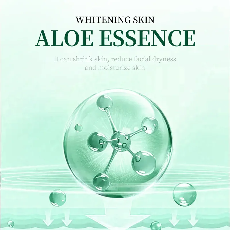 SADOER aloe vera small bubble mask size and packaging spec, unit per piece, plant essence anti-blackhead acne serum mask