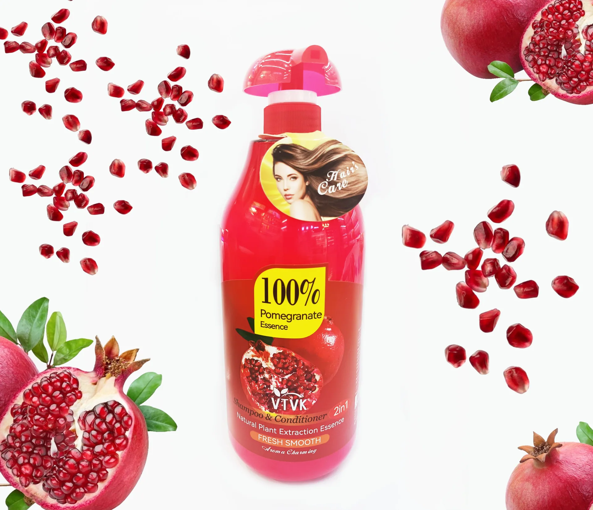 VTVK Shampoo 2in1 Natural Plantotion Essence Conditioner 1500ML