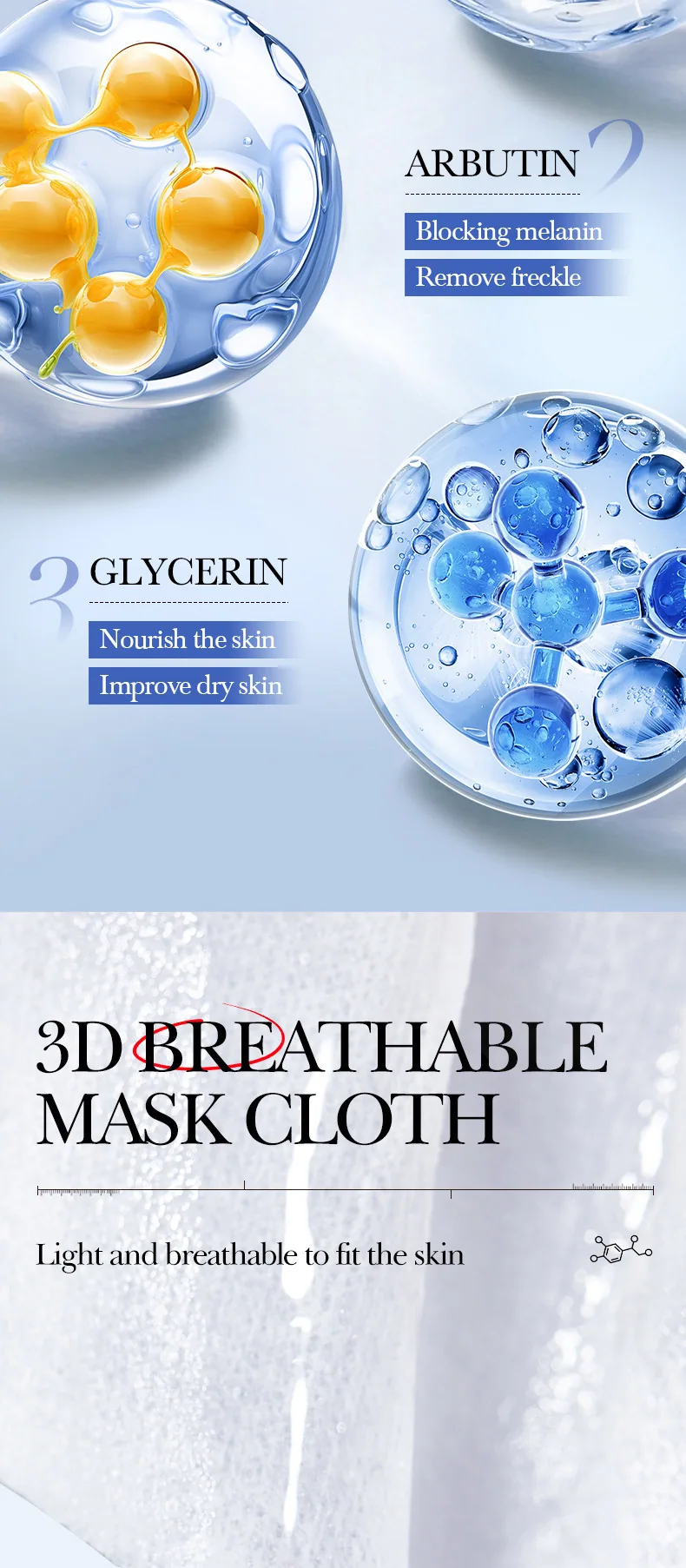 SADOER mask multi-series display, whitening, freckle removal, repair, nourishment, and hydration, cross-border masks availabl