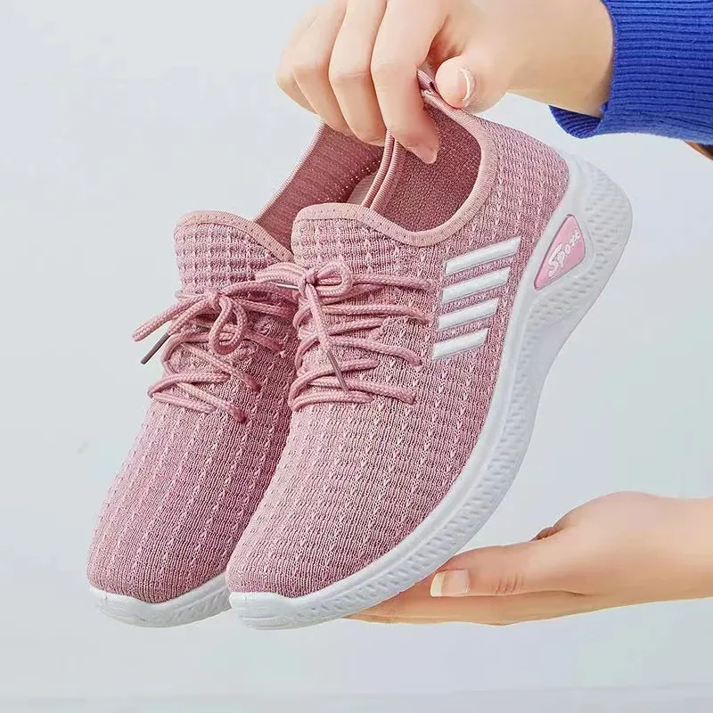 Shoes women 2023 new foreign trade women's shoes casual walking soft soled mother's shoes Tiktok fashion socks sneakers women 2