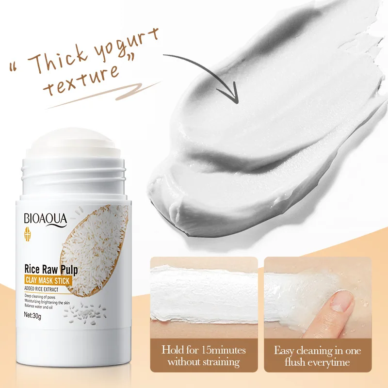BIOAOU rice puree mud mask stick multi-color and style options for wholesale cross-border foreign trade acne deep cleansing