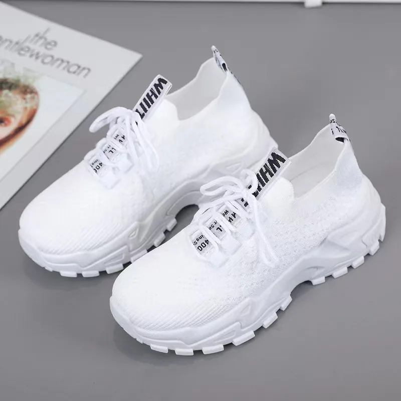 2024 Spring New Shoes: Children's Fly Weaving Breathable Casual Women's Shoes, Student Fashion Dad Shoes, Manufacturer Wholesale 4