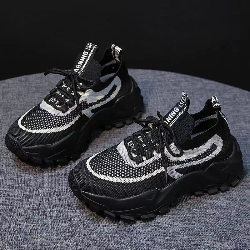 2024 Spring New Shoes: Children's Fly Weaving Breathable Casual Women's Shoes, Student Fashion Dad Shoes, Manufacturer Wholesale 3