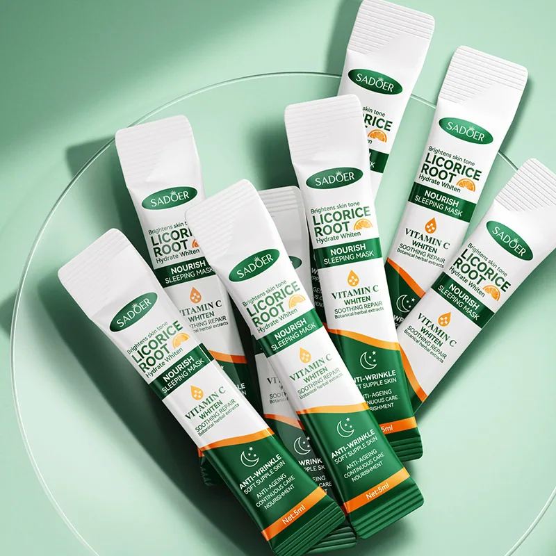 SADOER Tidur Masker Ukuran Kapasitas Label Tunggal Spesifikasi Tampilkan Canberra VC Pemutihan Nutrisi Masker Cross Border Gr