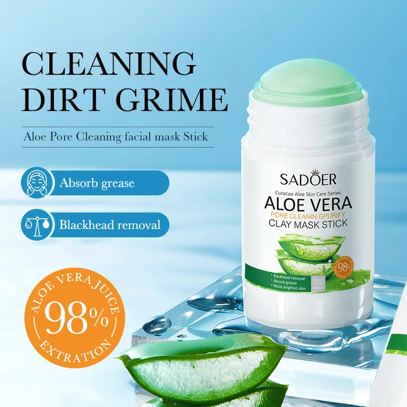 SADOER Aloe Solid Mask Size Specification Single Pack Cleansing Hydrating Moisturizing Pore Purifying