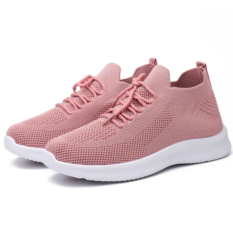 2023 Spring New Shoes: Children's Fly Weaving Breathable Casual Women's Shoes, Student Fashion Dad Shoes, Manufacturer Wholes