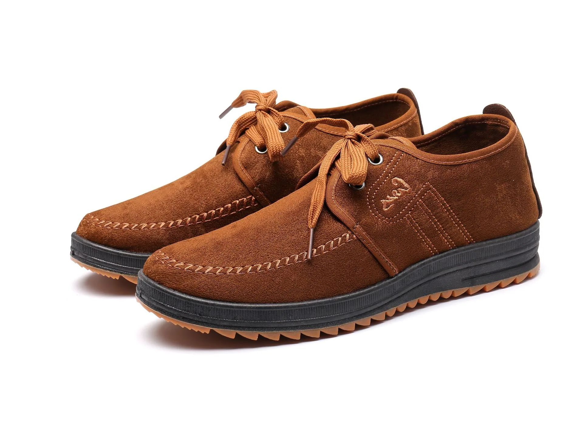 Old Beijing cloth shoes, spring and summer cowhide sole work shoes, middle-aged and elderly soft soled men's casual shoes, breat 2