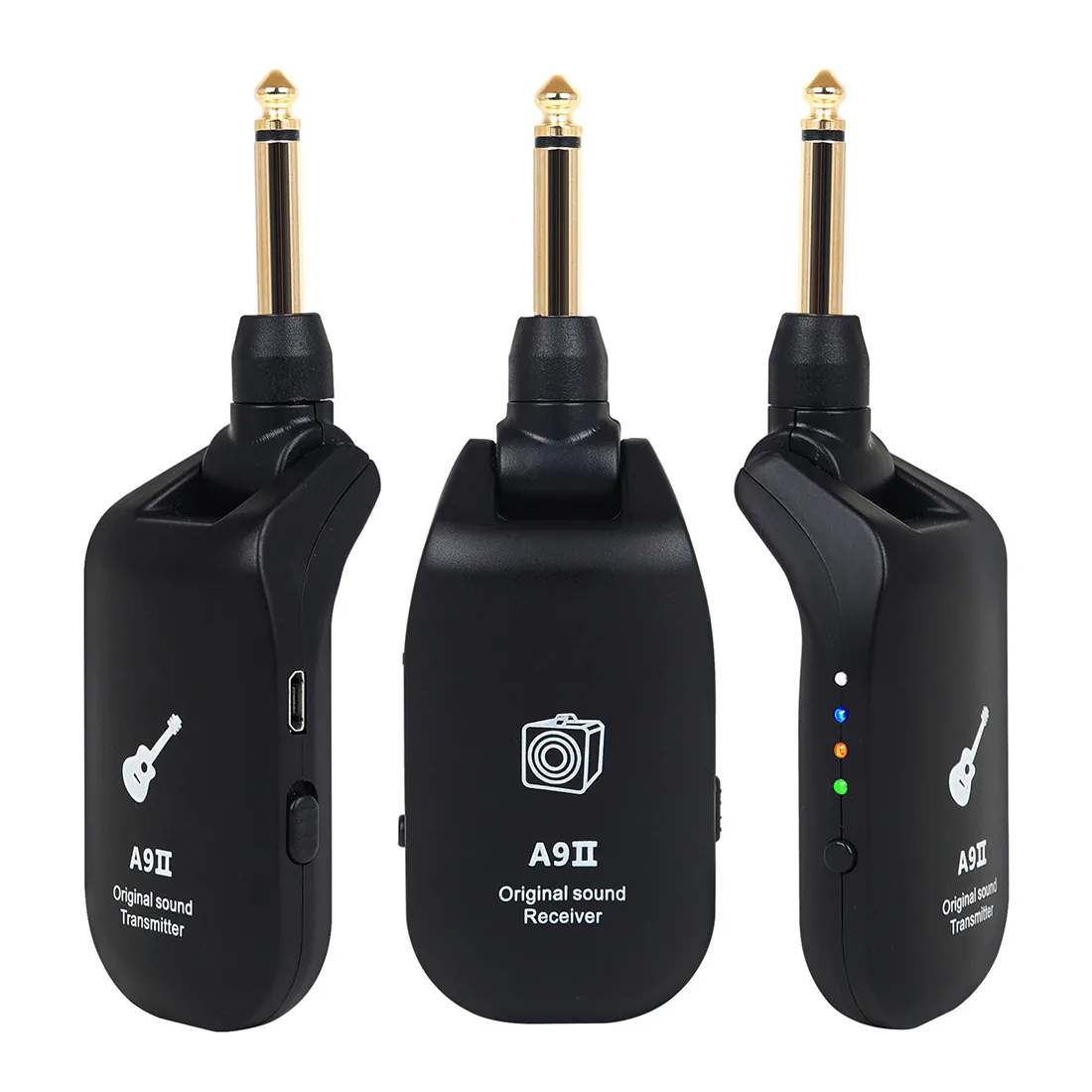 A9II Guitar Wireless Transmitter Receiver Instrument Wireless Transmission Audio Transceiver Electric Guitar Wireless Pickup 4
