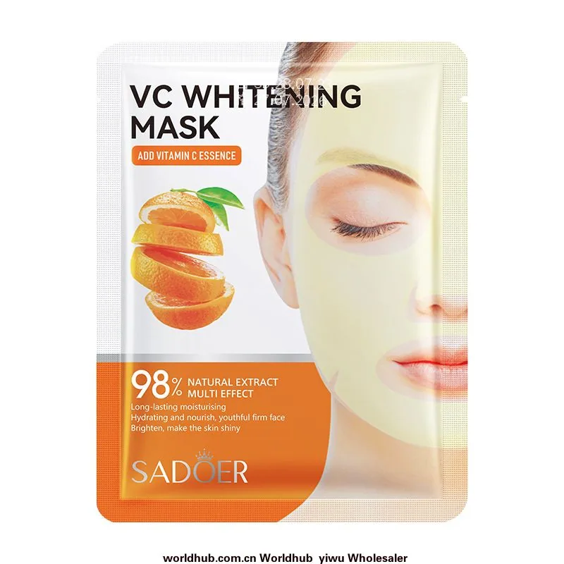 Full English SADOER Orange Vc Whitening and Moisturizing Mask Fruit Mask Fruit Extract Protects Cross-border Foreign Trade