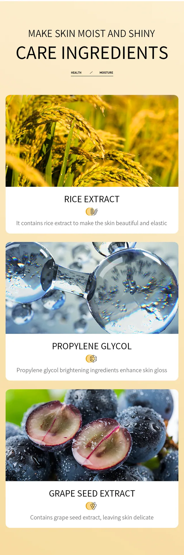 BIOAOU Rice Original Slurry Moisturizing facial mask Boxed Foreign Trade Cross border Facial Moisturizing facial mask Details