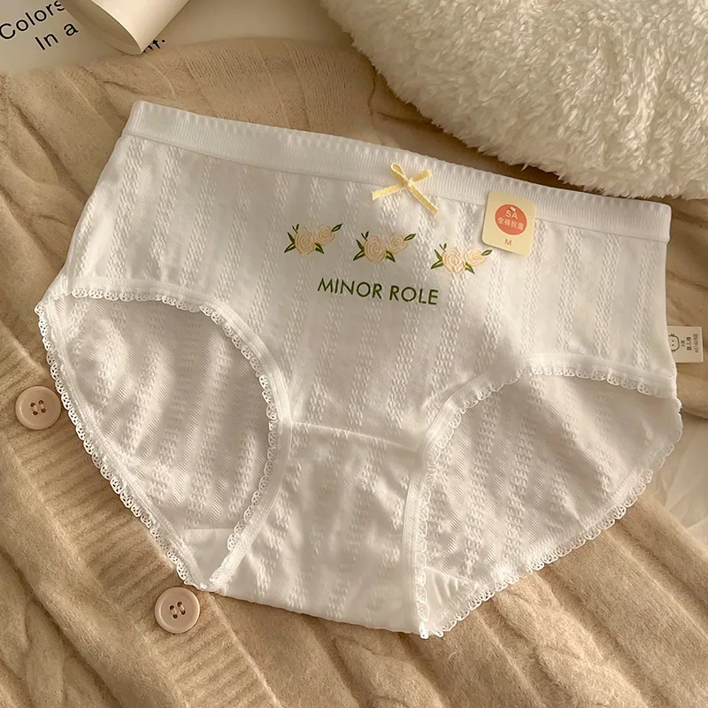 【 5A Antibacterial 】 A-class Baby Cotton Japanese Pure Cotton Underwear Women's Comfortable Girl Student Pure Cotton Triangle Pa 2