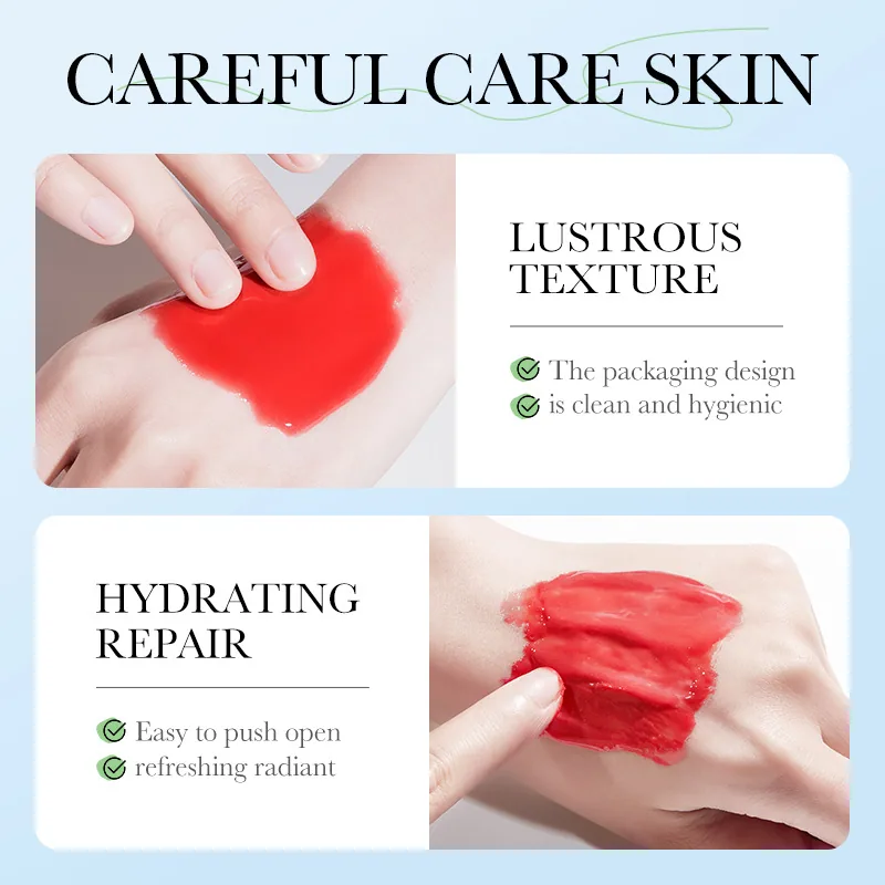 Detailed texture map of SADOER kiwi facial mask essence, display of moisturizing, oil controlling and skin brightening formul