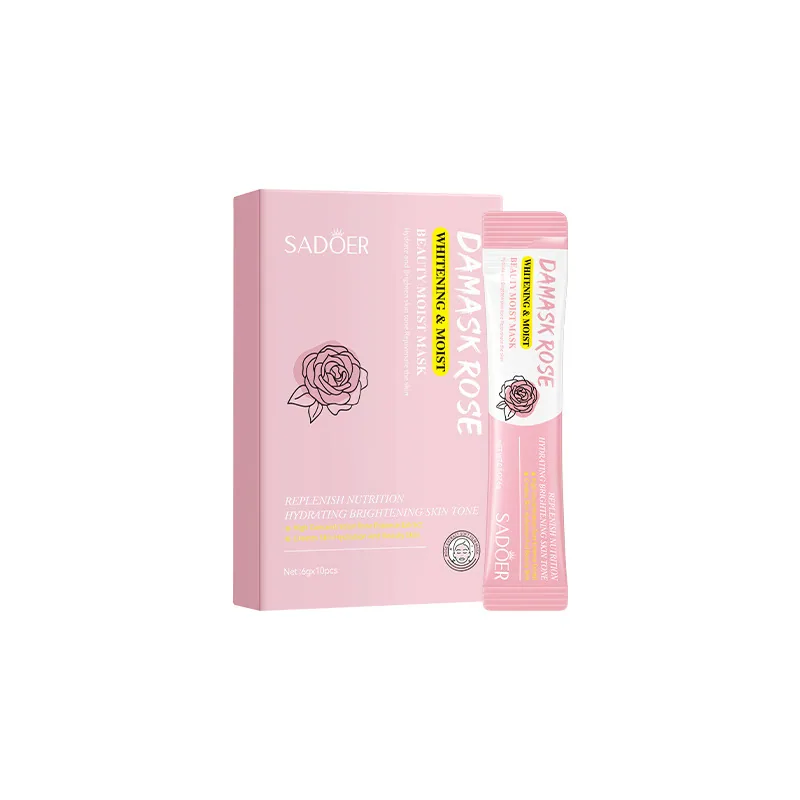Use scene of SADOER kiwi facial mask, application of facial skin care and rejuvenation facial mask