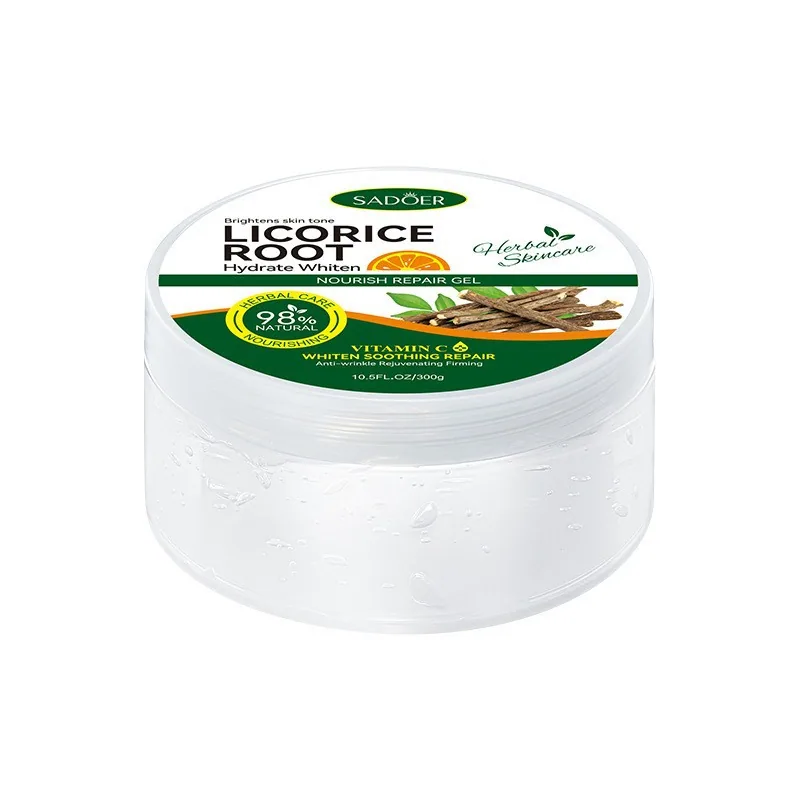 Full English SADOER Vitamin C Aloe Vera gel Aloe vera gel moisturizing and translucent cross-border cross-border skin care produ - Face & Body Mask 4
