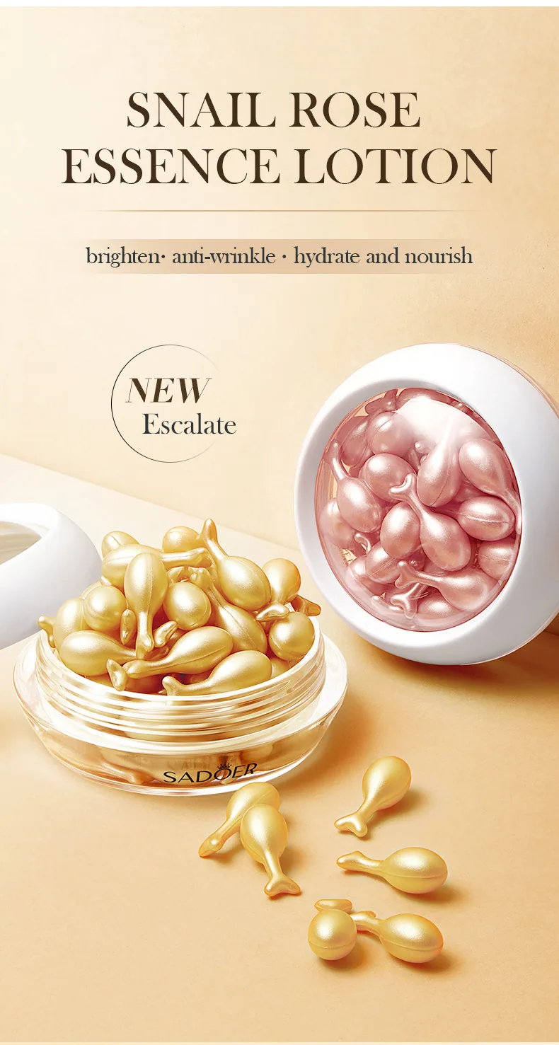 SADOER Snail Rose Essence Lotion moisturizing essence texture display, delicate, silky, and easily absorbed.