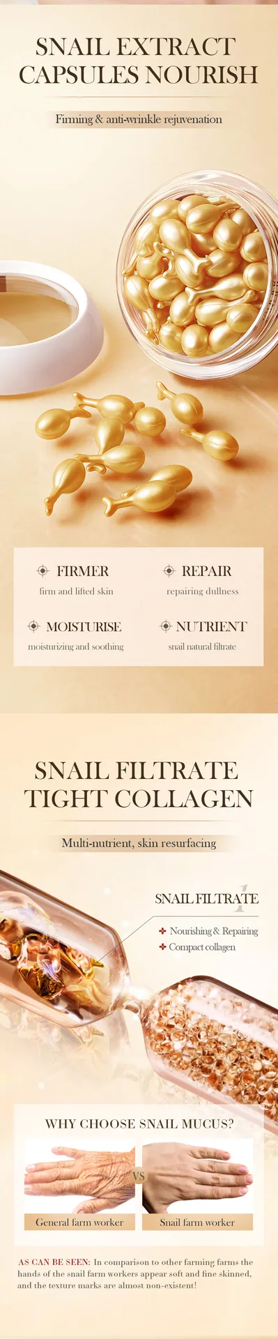 SADOER Snail Rose Essence Lotion Cross-border E-commerce Foreign Trade Wholesale Full Carton Packaging Display