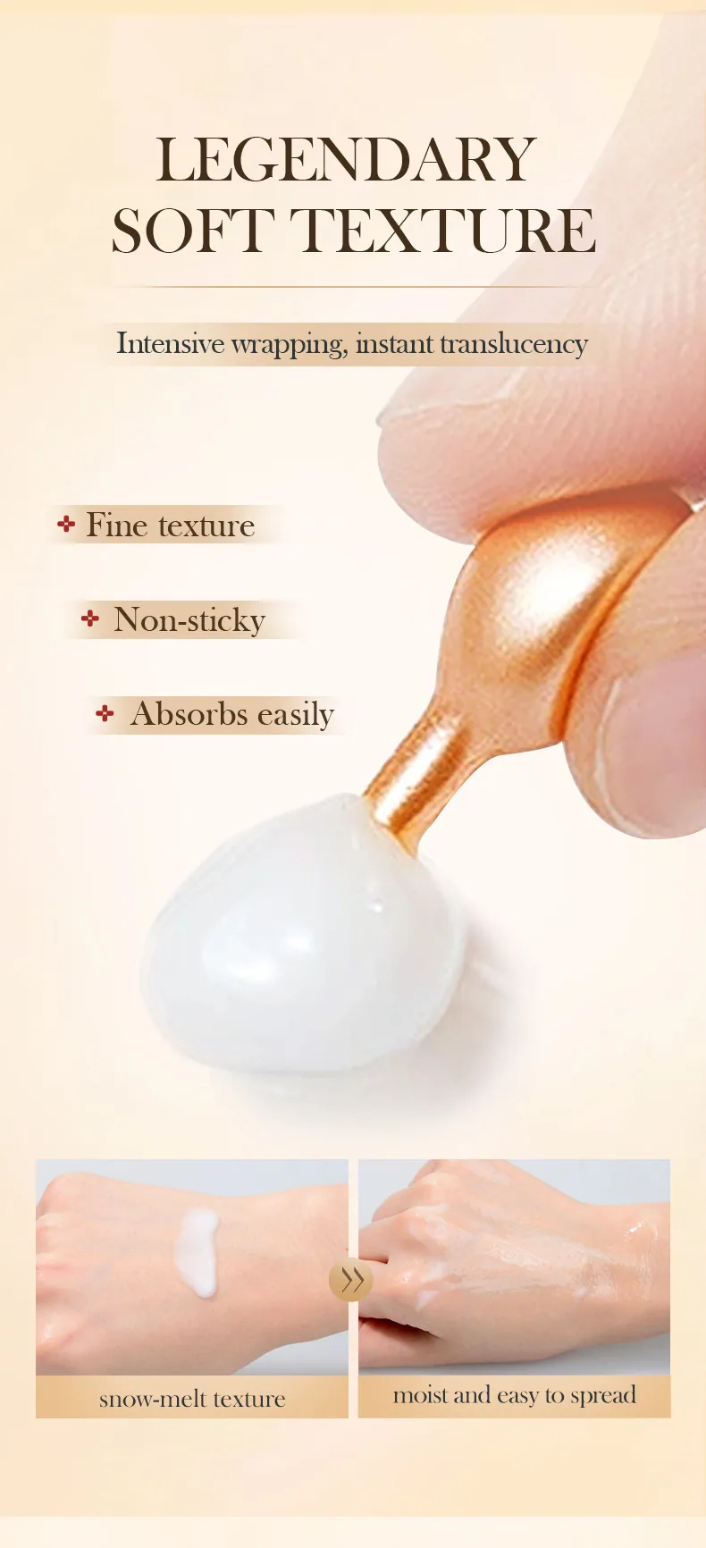 SADOER Snail Rose Essence Lotion Moisturizing Skincare Essence Detail Close-up, Cross-border E-commerce Foreign Trade Supply 