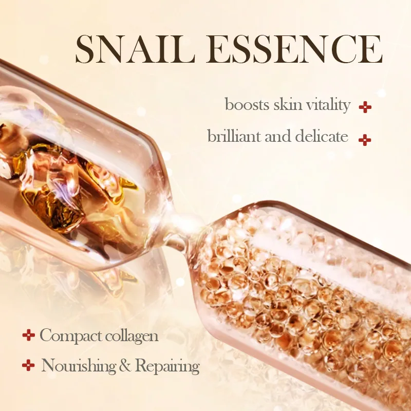 SADOER Snail Rose Essence Milk Moisturizing Essence Texture Display: Milky White Essence Dropping Effect
