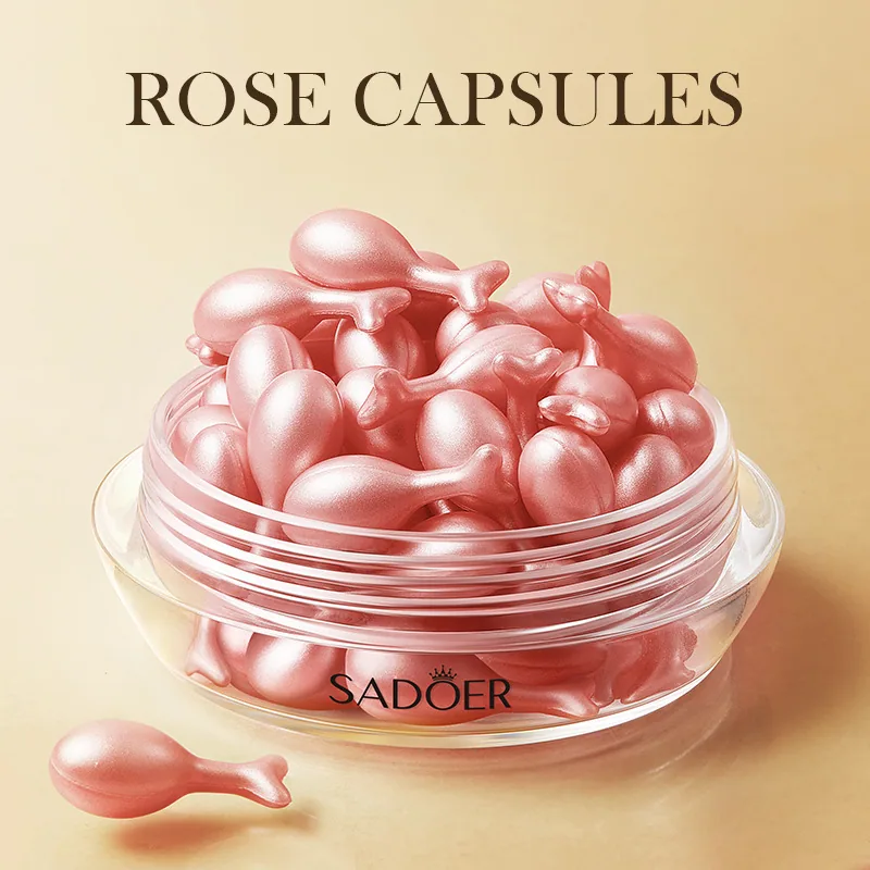 SADOER Snail Rose Essence Milk Moisturizing Essence Liquid Outer Packaging Box Display Full English Foreign Trade Packaging D