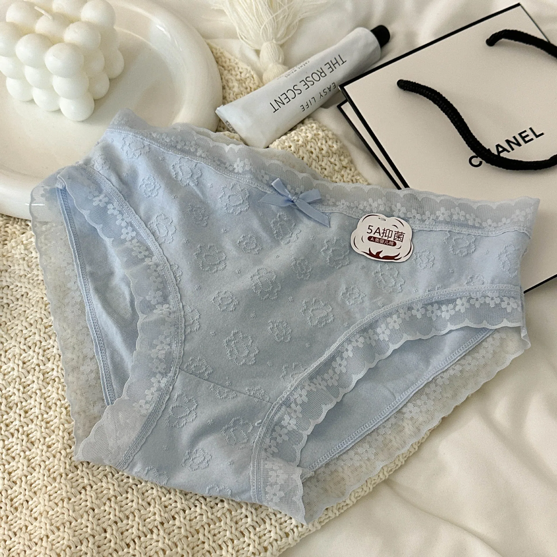 Romantic Cloud "Comfortable Basic Underwear Cotton Women's Pure Cotton Girls' Students Low Waist Comfortable Breathable Triangle 2
